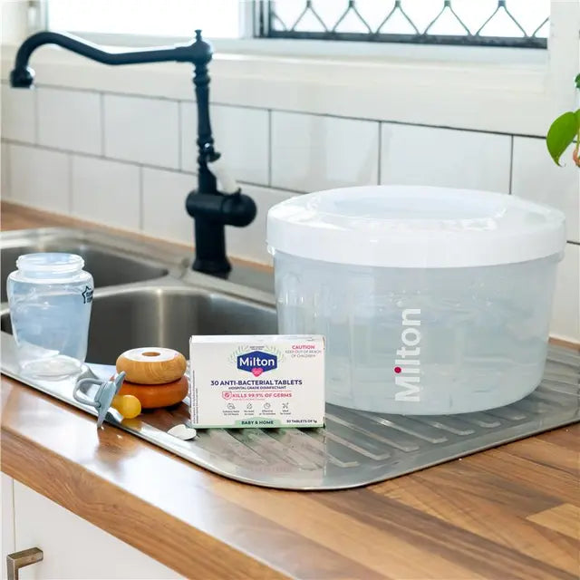 Milton Antibacterial Tablets 30 Pack - Effective 24-Hour Sterilisation Solution