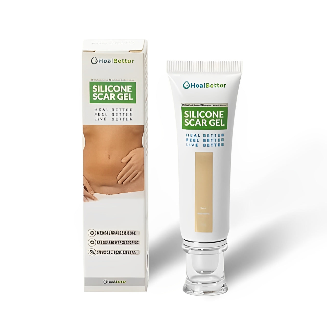 Silicone Scar Gel (Tube) Belly Bands