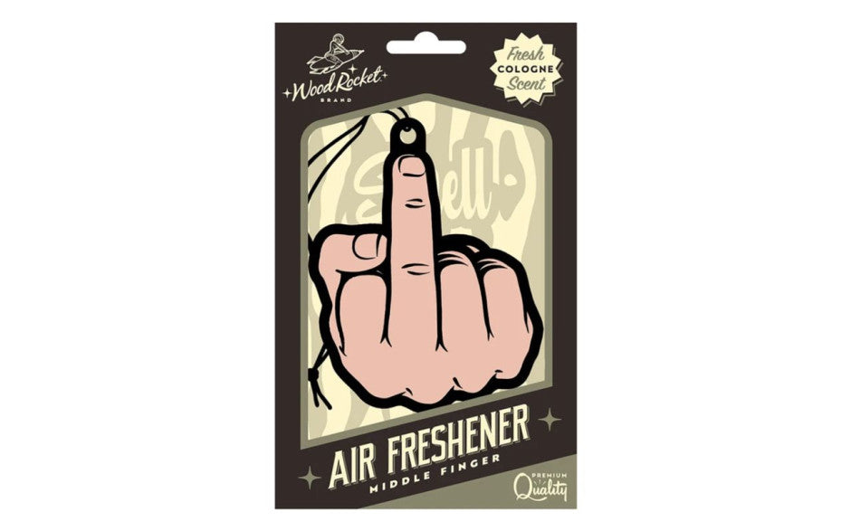 Middle Finger Air Freshener Peach