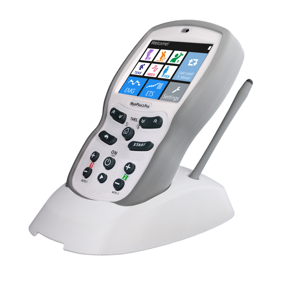 Neurotrac Myoplus PRO 2 with Wireless Software Kit - Advanced EMS & TENS for Pain Relief & Muscle Training