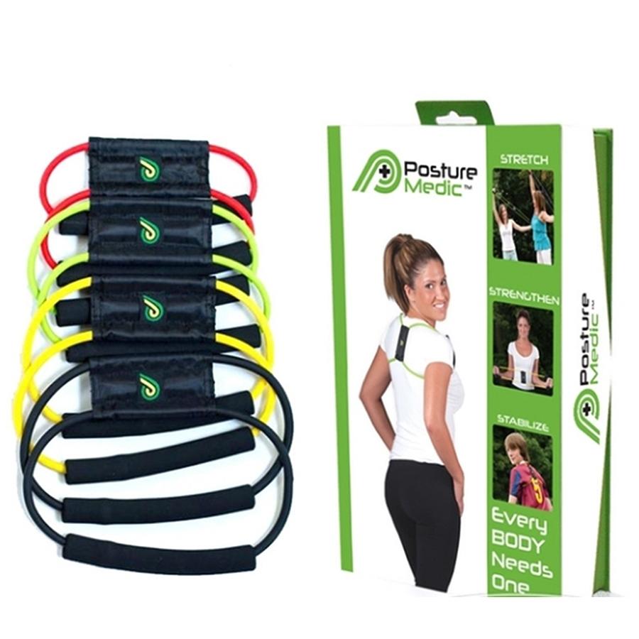 Posture Medic - Posture Corrector, Back Brace & Exercise Band for Better Posture & Core Strength