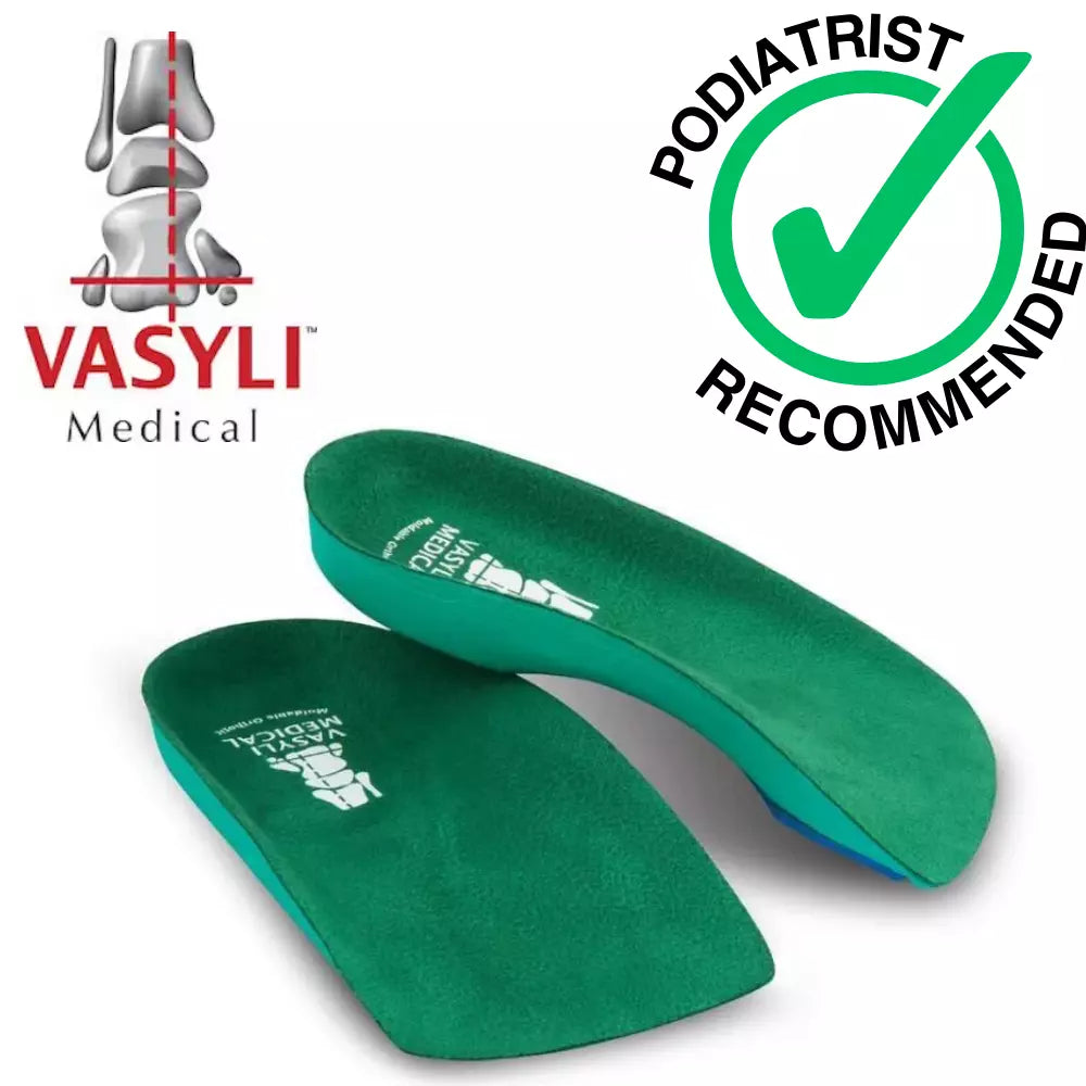 Vasyli 3/4 Length Orthotics Soft Density Insole