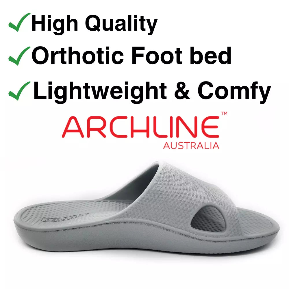 Archline Rebound Orthotic Slides - Grey