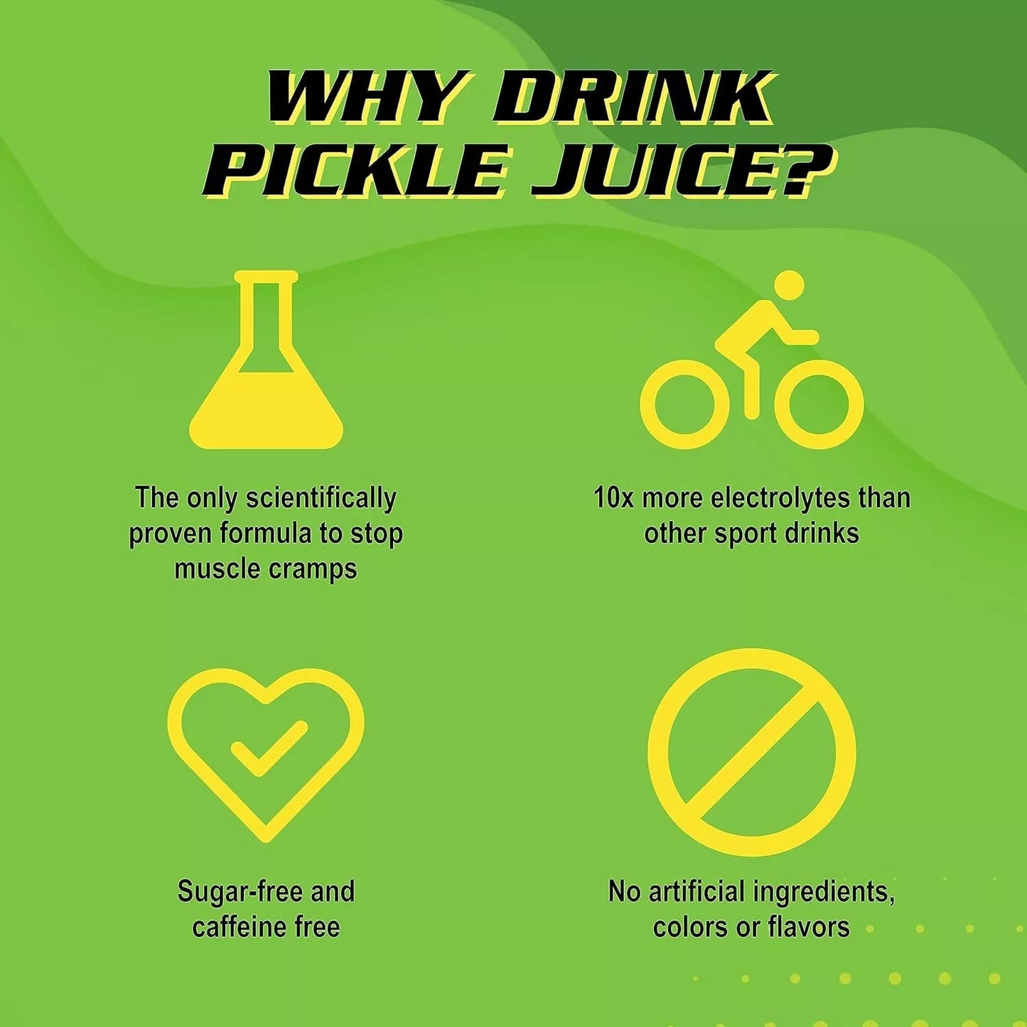 Pickle Juice – Natural Muscle Cramp Relief & Electrolyte Sports Drink