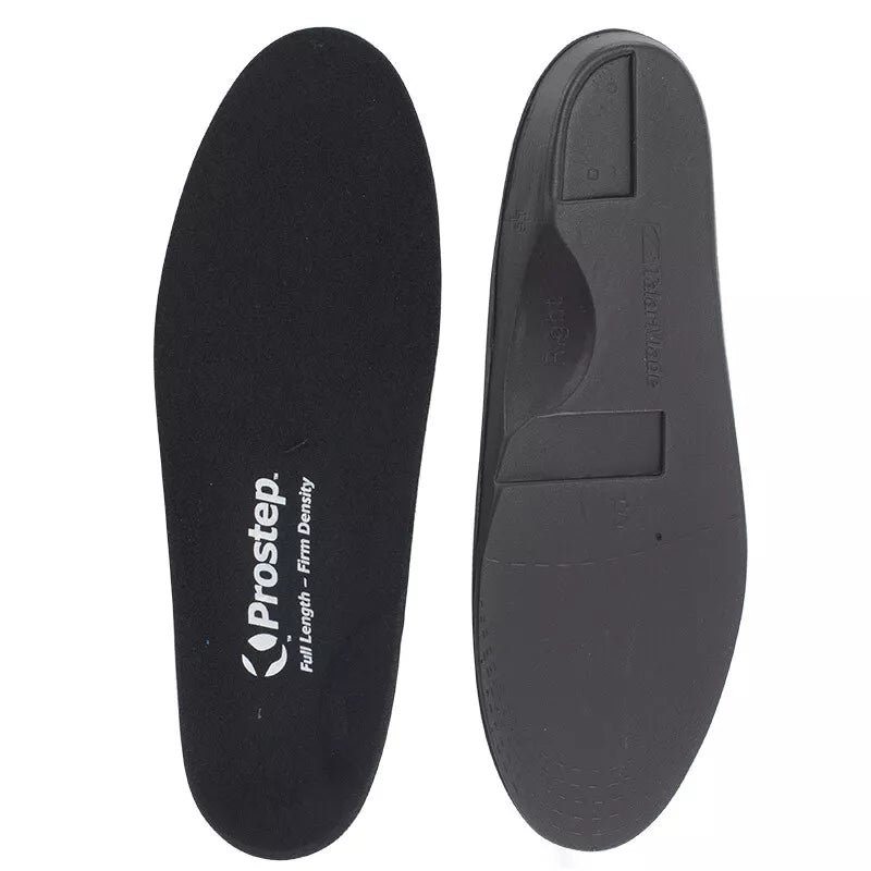 Talarmade Prostep Full Length Orthotics - Black Firm Density