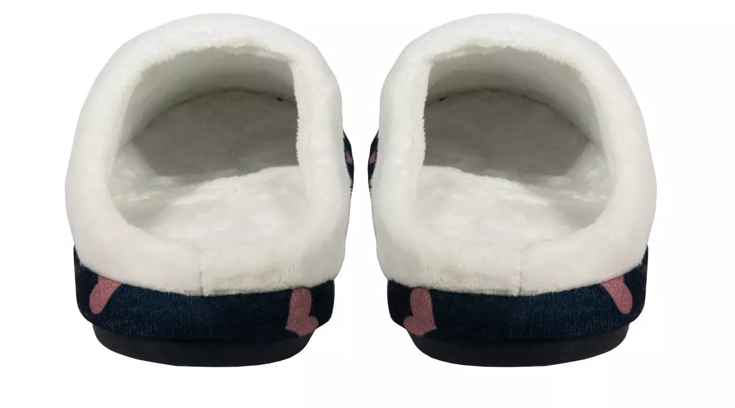 Archline Orthotic Slippers - Slip On Scuffs Heart with Hearts