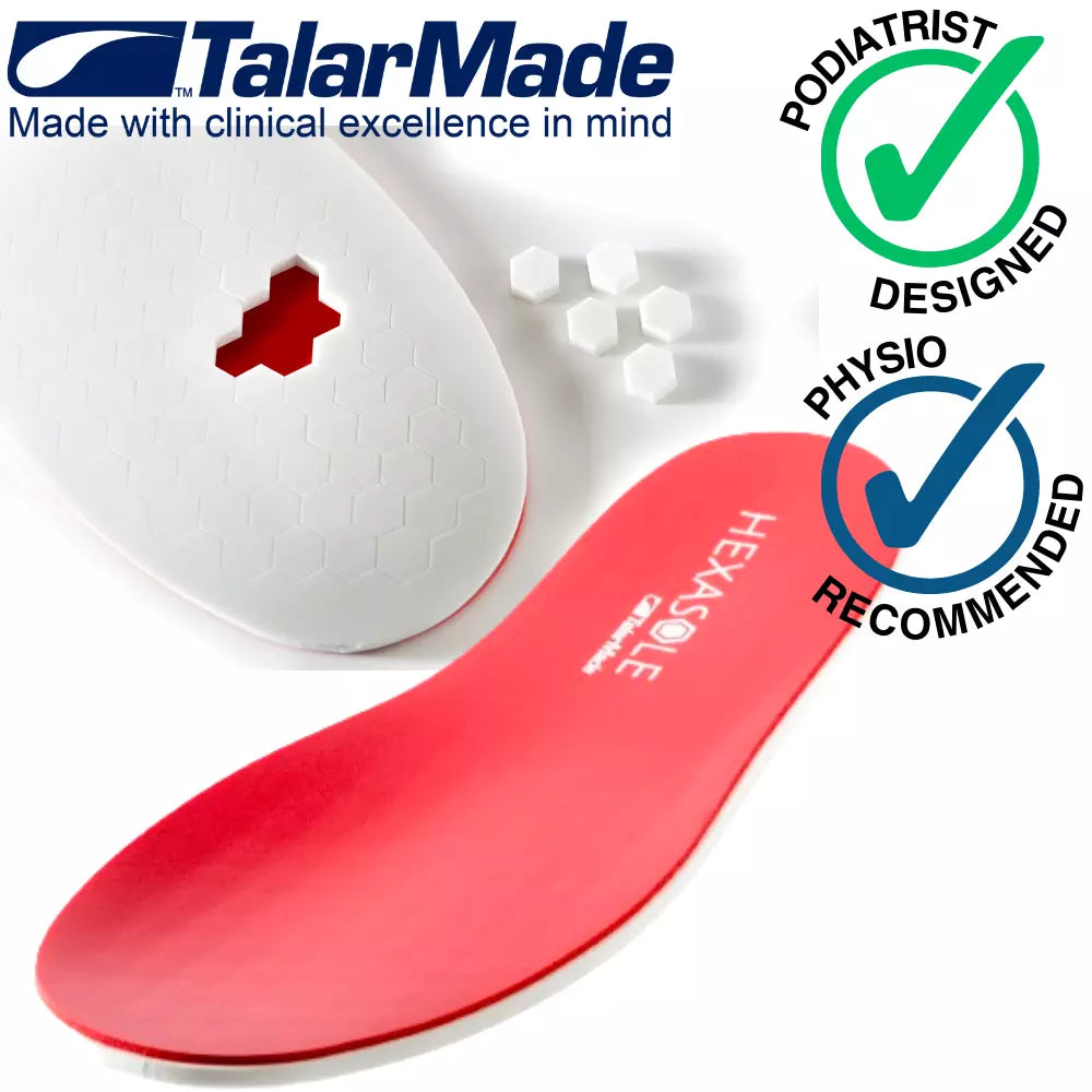 Talarmade Hexsole Orthotics with Removable Section - Sensitive