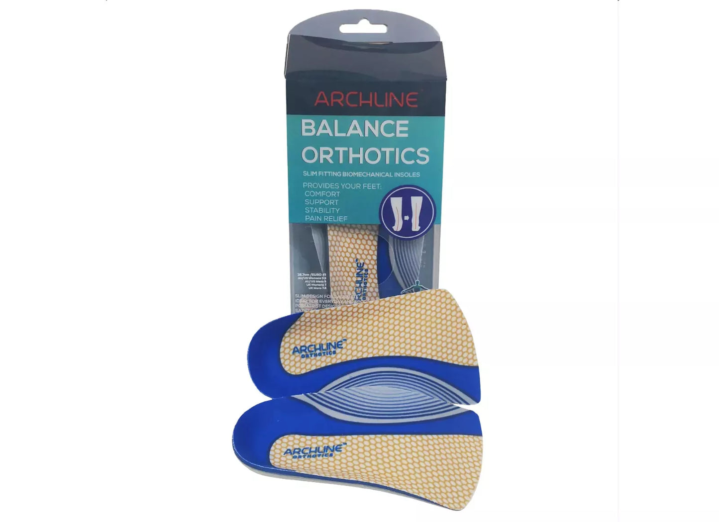 Archline 3/4 Slim Orthotics - Balance Footbed
