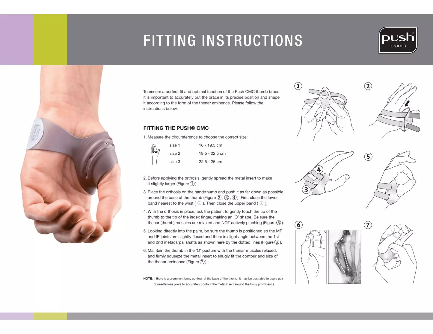 PUSH Ortho CMC Thumb Brace