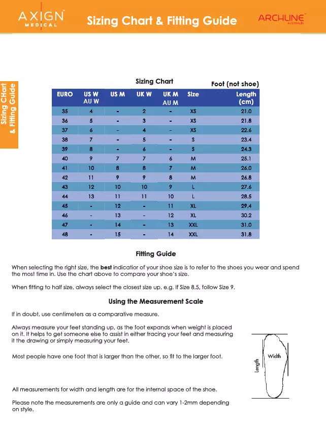 Archline Orthotics Insoles Balance - Full Length