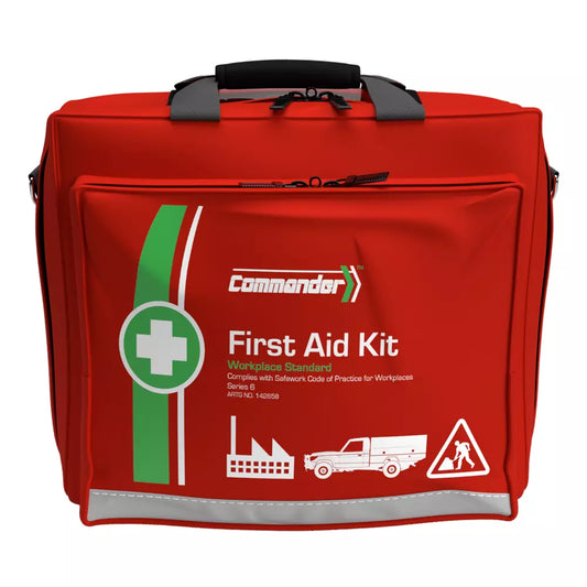 Commander First Aid Kit Versatile Soft Bag Workplace Office Home Compliant Kits