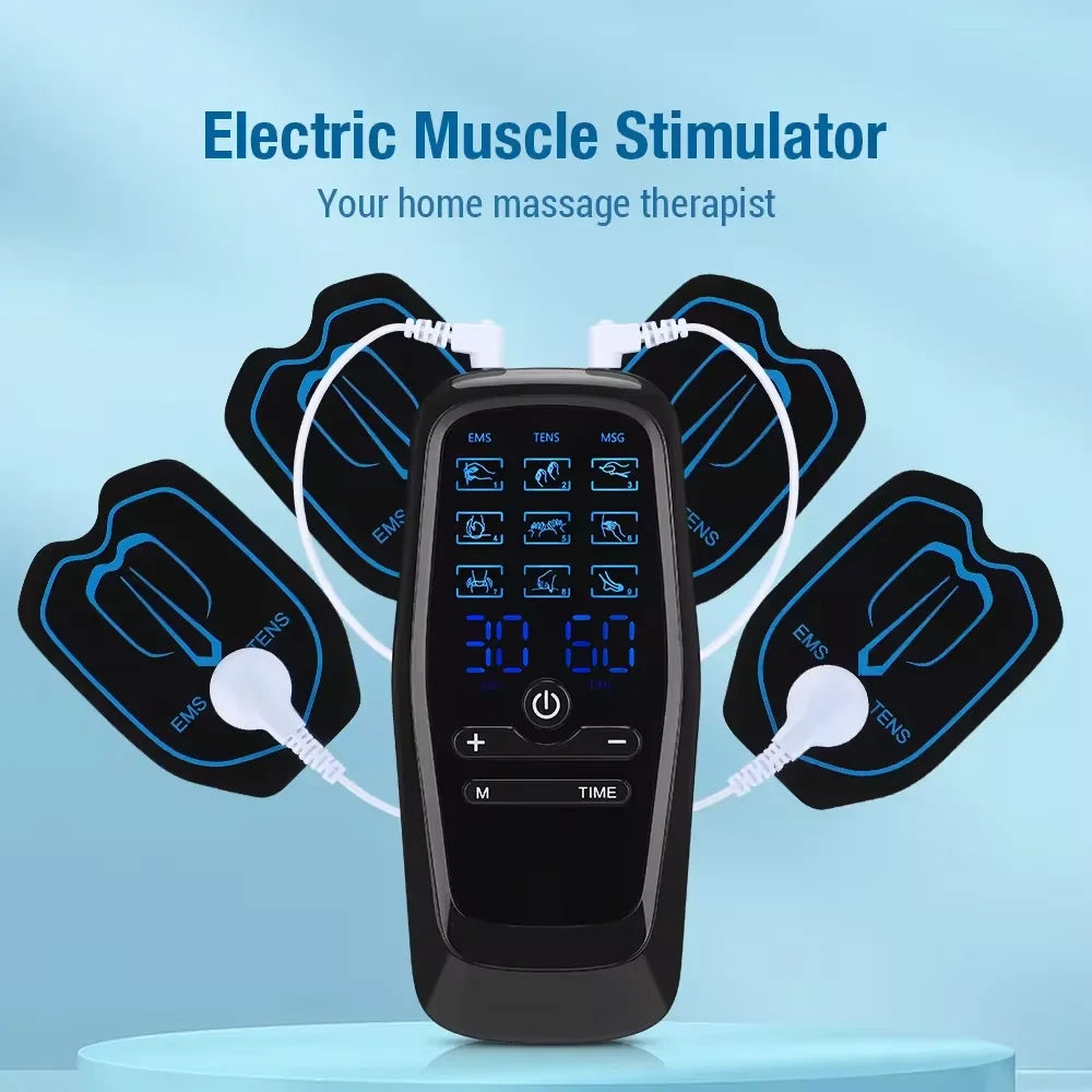 TENS Machine – Pain Relief & Muscle Recovery Device Rechargeable Portable Physio Massager