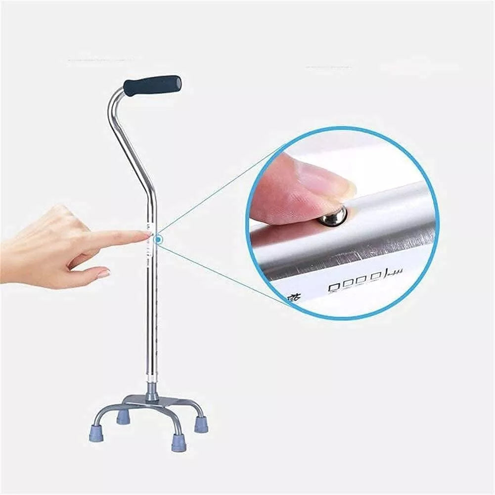 Quad Cane Stick Walking Mobility Aids For Elderly Small Base
