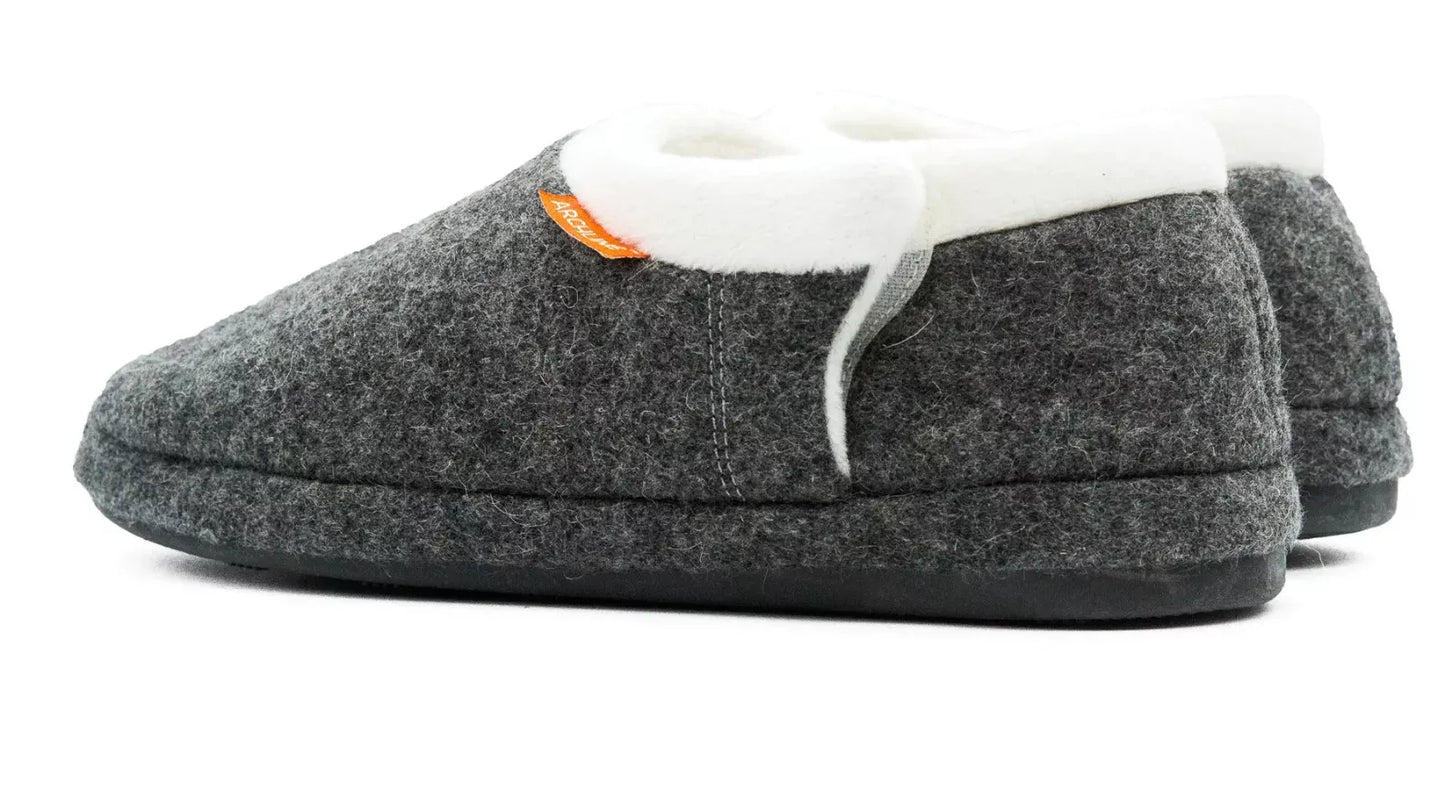 Archline Orthotic Slippers - Closed Grey