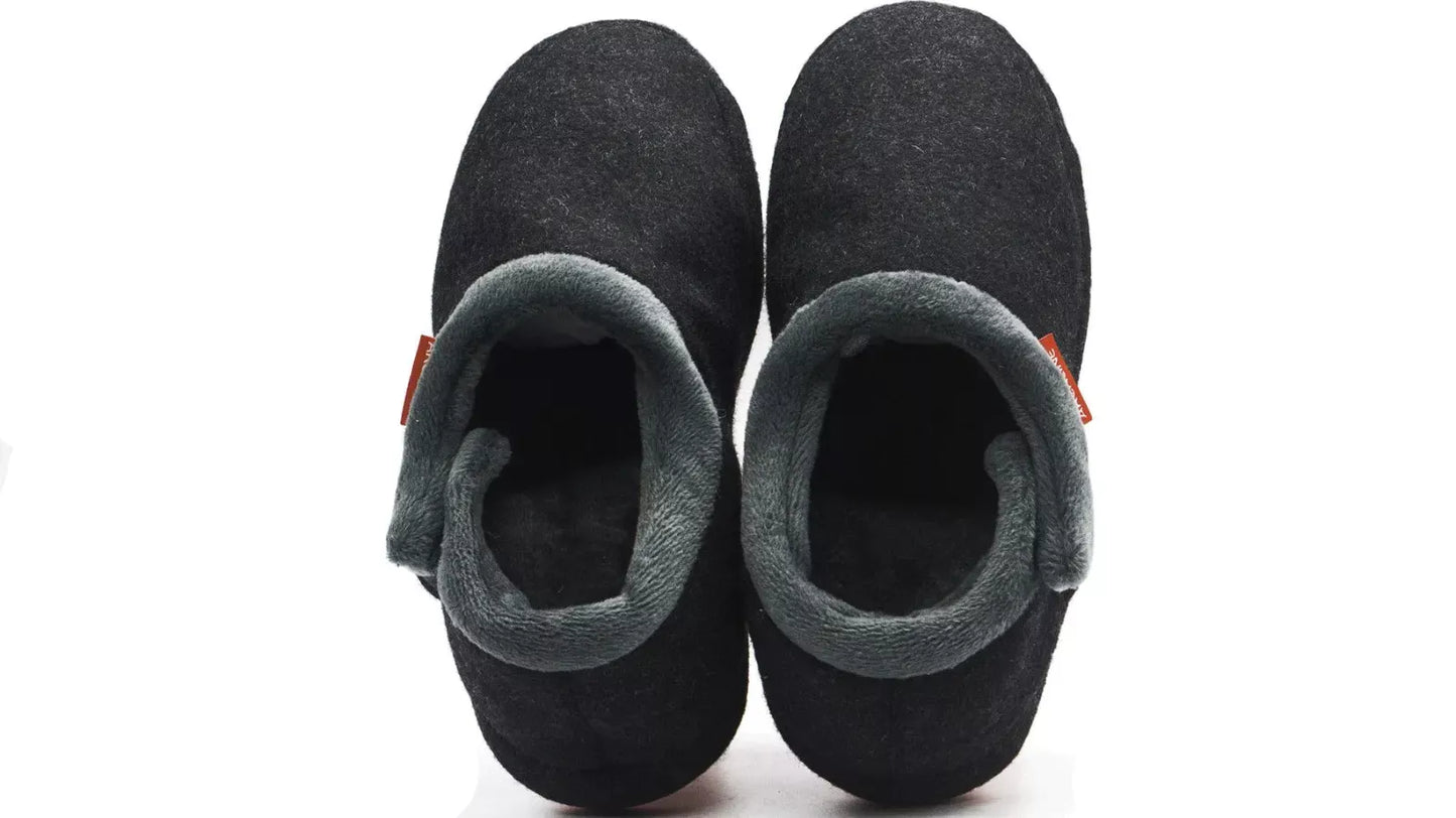 Archline Orthotic Slippers - Closed Charcoal