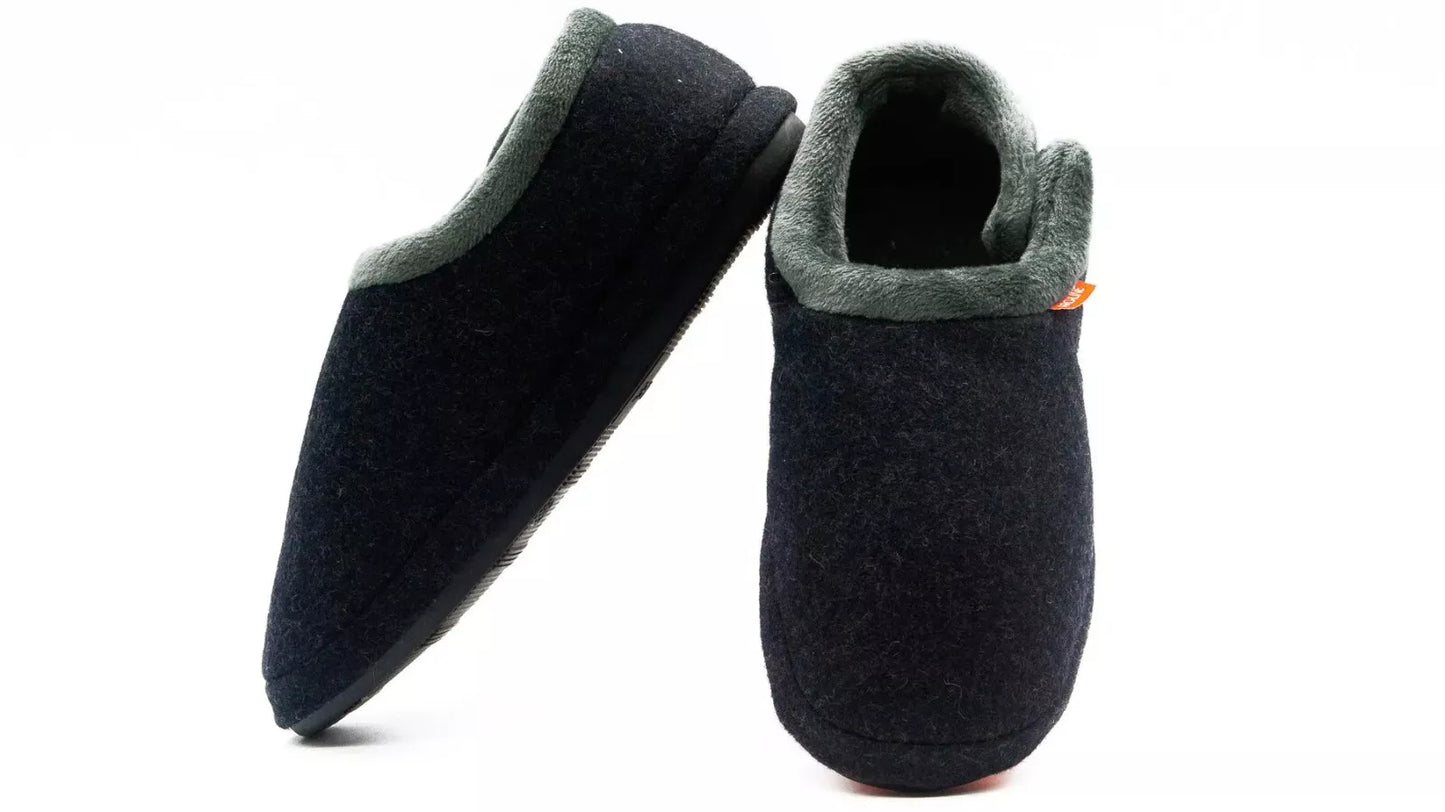 Archline Orthotic Slippers - Closed Charcoal