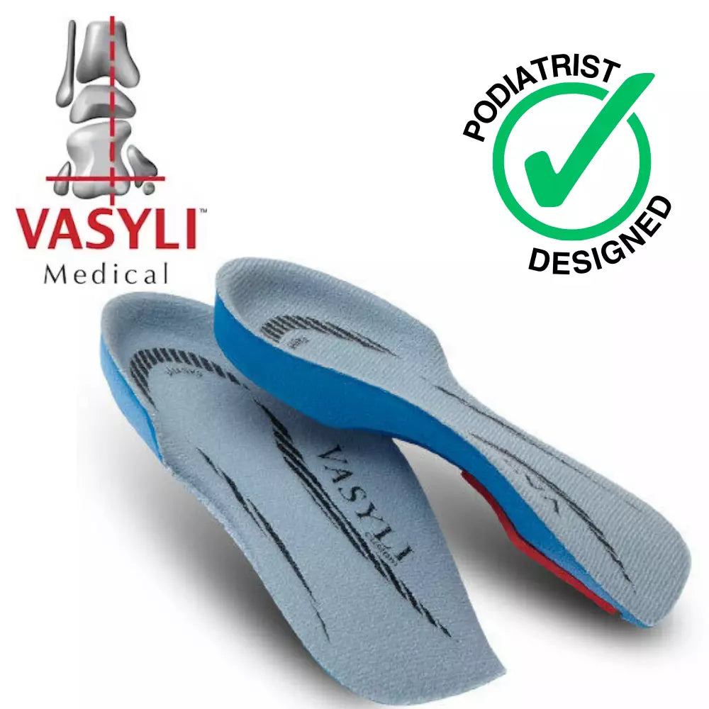 Vasyli Orthotics Easyfit Insole - Heels / Loafers / Dress Shoes / Cleats