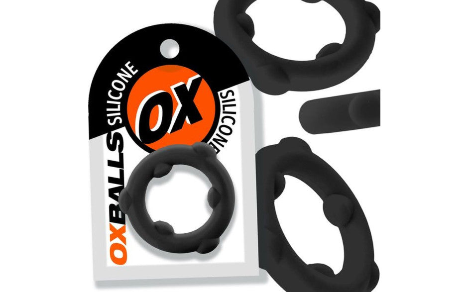 Spinner Silicone Ring Black