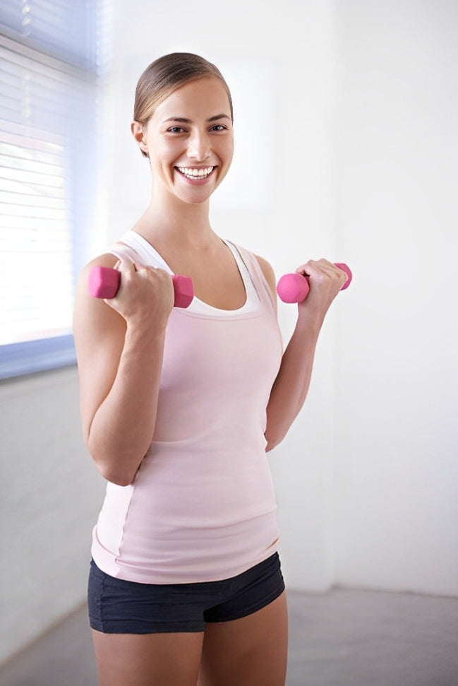 Vinyl Coated Dumbbells – Individual Weight (0.5kg–7kg) – Ideal for Home Workouts & Strength Training