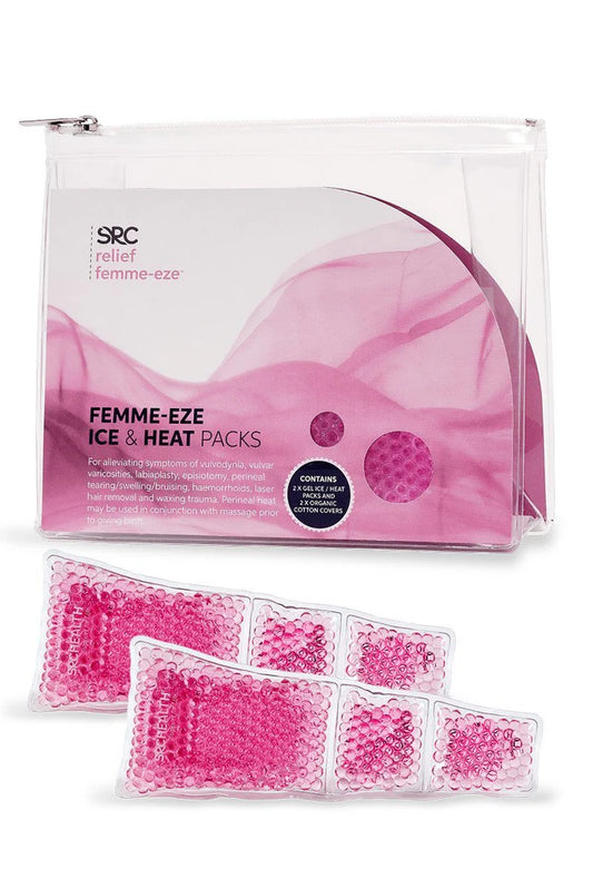 SRC FEMME-EZE ICE & HEAT PACK - Reusable Perineum Ice/Heat Pack for Women's Health and Postpartum Recovery
