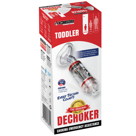 Dechoker Toddler Anti-Choking Device (1–3 Years) – 12 Pack | Emergency Airway Clearance