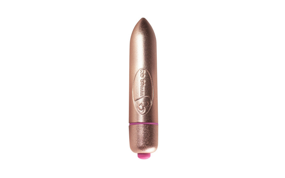 RO-80mm 7 Speed Precious Rose Gold Vibrating Bullet