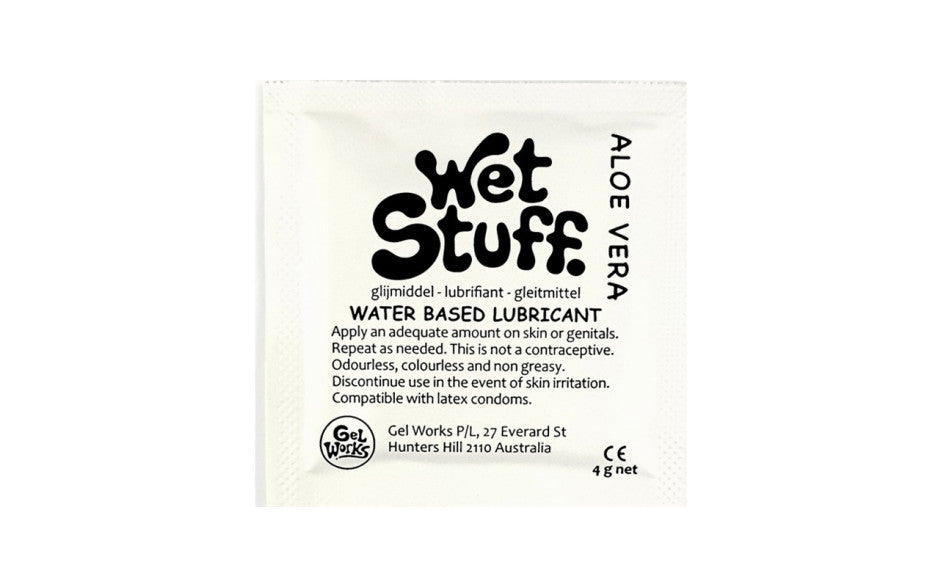 Wet Stuff Aloe Vera Sachets 4g (100pk)