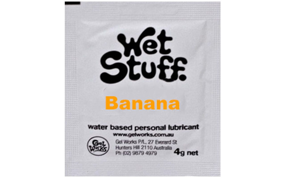 Wet Stuff Banana Sachets 4g (100pk)