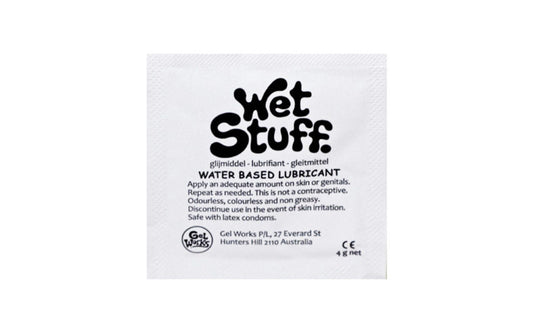 Wet Stuff  Plain with Vitamin E Sachets 4g (100pk)