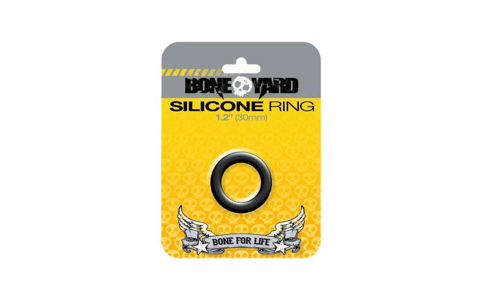 Boneyard Silicone Ring 30mm Black