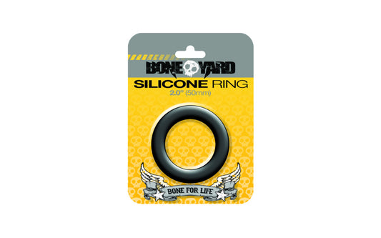 Boneyard Silicone Ring 50mm Black