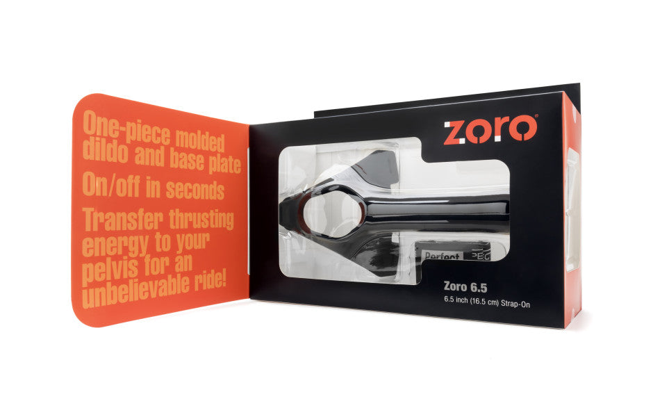 Zoro Strap-On 6.5in Black