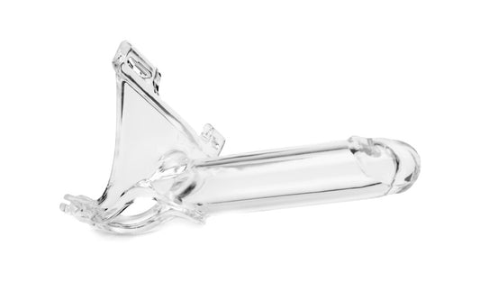 Zoro Knight 6in Hollow Shaft Clear Strap On