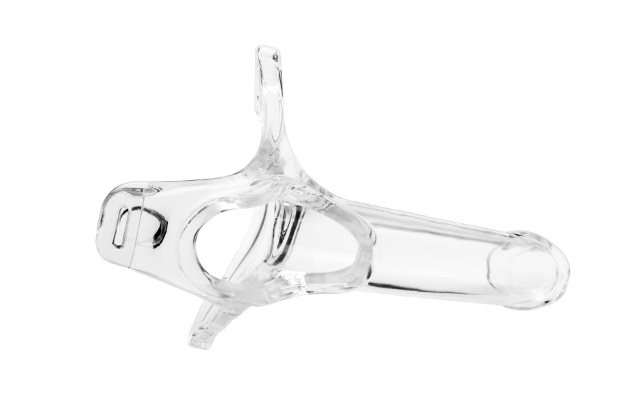 Zoro Knight 6in Hollow Shaft Clear Strap On