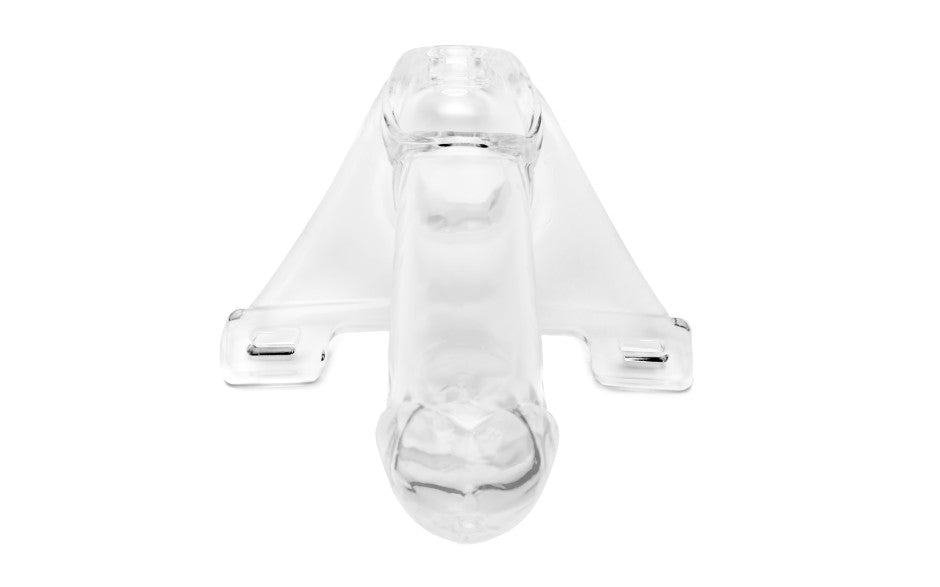 Zoro Knight 6in Hollow Shaft Clear Strap On