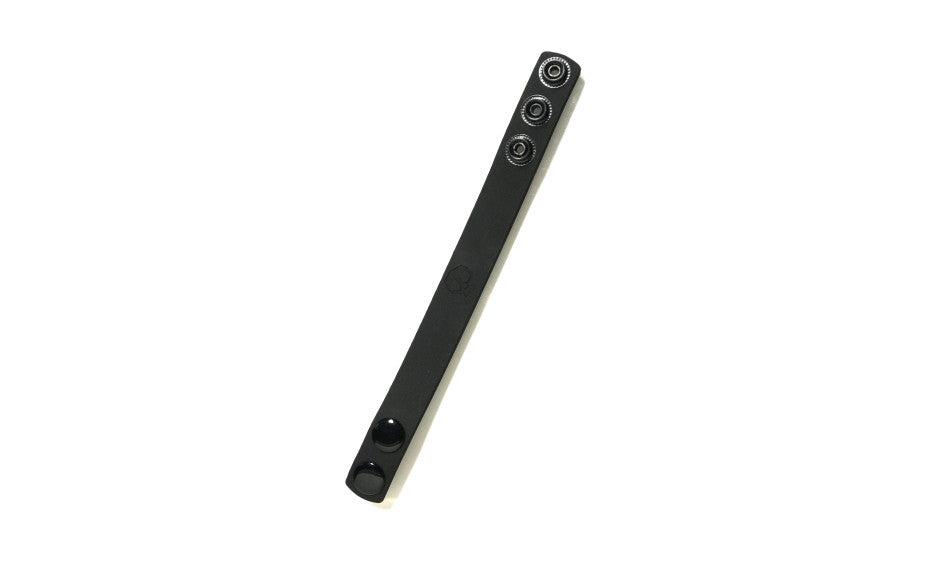 Boneyard Silicone Cock Strap - 3 Snap Ring - Black