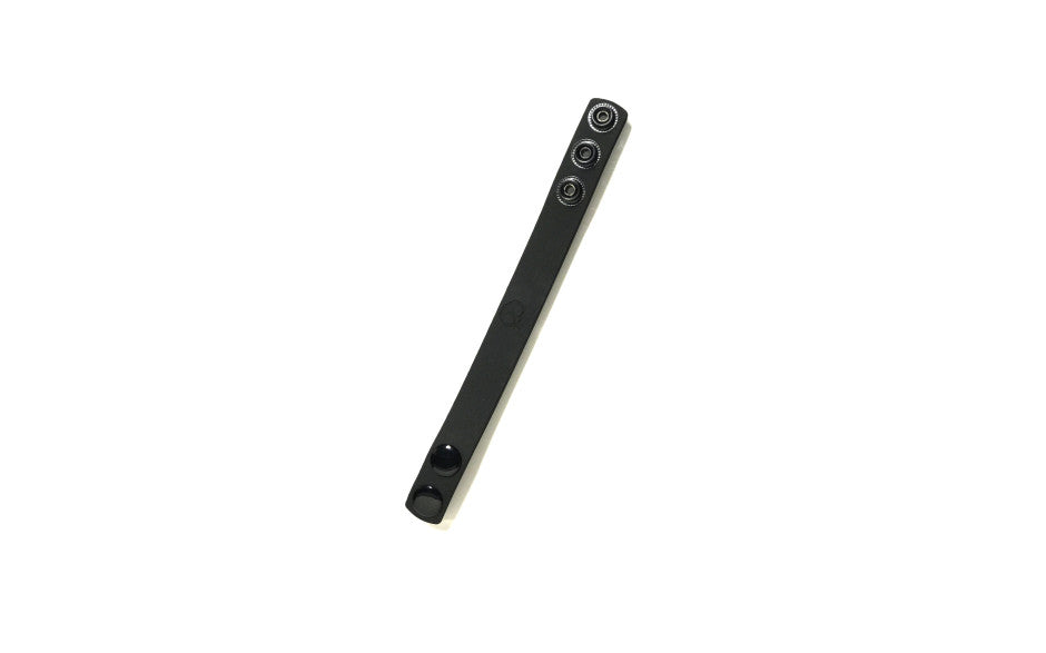Boneyard Silicone Cock Strap - 3 Snap Ring - Black
