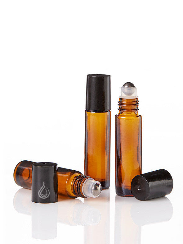 10ml THICK Amber Glass Roller Bottles