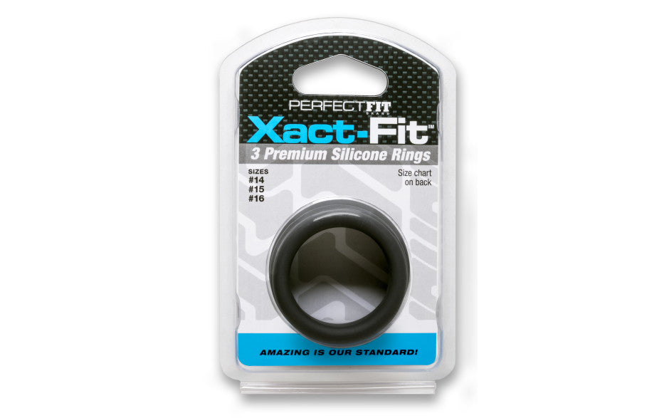 Xact-Fit Silicone Rings Medium 3 Ring Kit