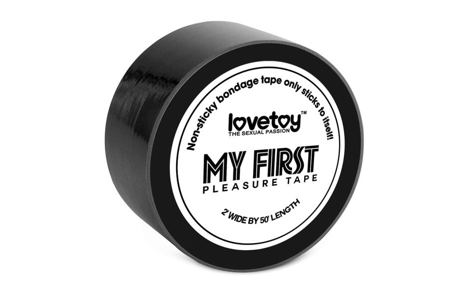 My First Non-Sticky Bondage Tape Black