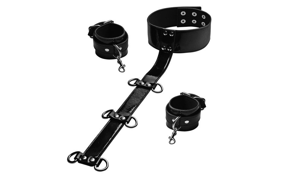 Bound Around Neck to Wrist Restraints