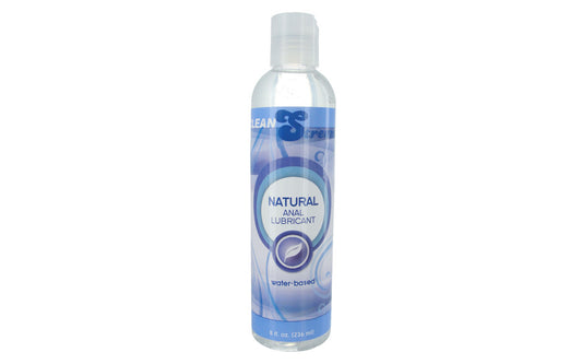 Natural Water Based Anal Lube 8oz/236ml