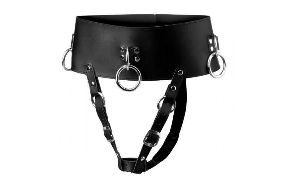Forced Orgasm Wand Holder Belt