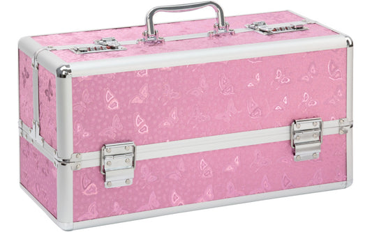 Lockable Large Vibrator Case Pink
