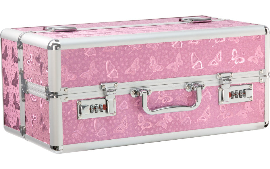 Lockable Large Vibrator Case Pink