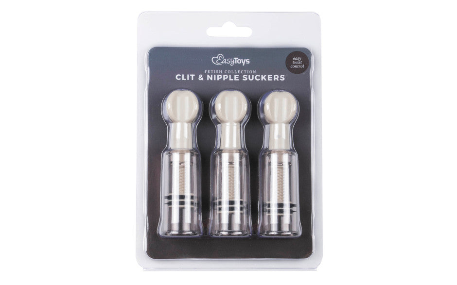 Nipple and Clit Suckers 3 Pc