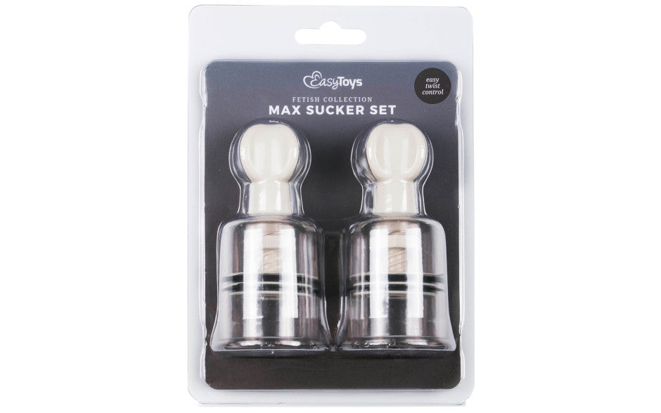 Nipple and Clit Suckers Large 2 Pc
