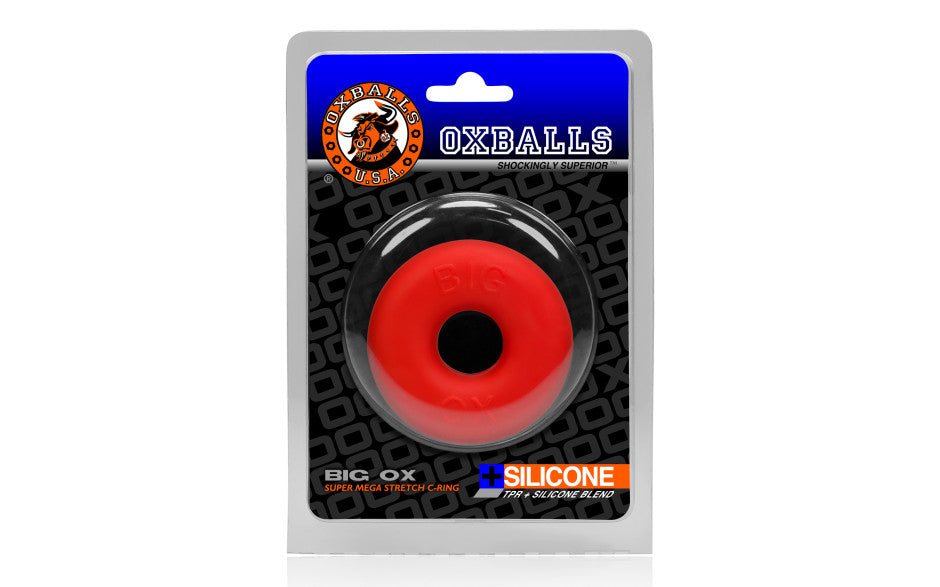 Big Ox Cockring Red Ice