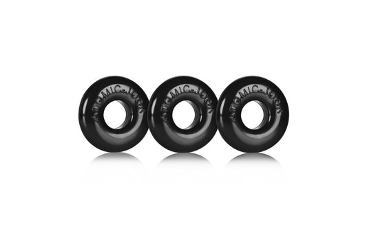 Ringer Cockring 3 Pc Black
