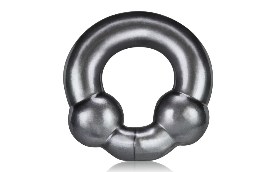 Ultraballs 2 Pk Cockring Black And Clear